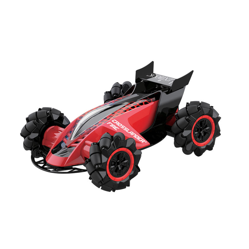 Lexibook - Crosslander Fire, voiture télécommandée tout-terrain avec vapeur, sons, lumières, télécommande et bracelet de contrôle gestuel - - De 6 ans
