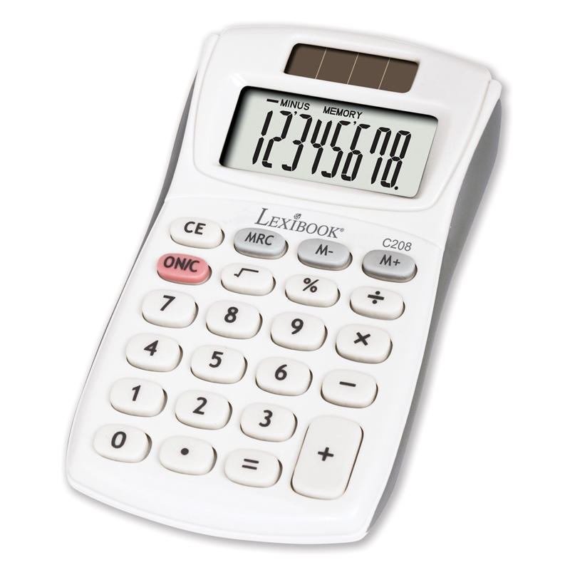 Lexibook - Calculatrice de poche 8 chiffres - - De 6 ans à 16 ans