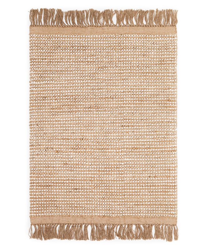 Tapis en matière naturelle BUBBLES - 140x200 cm
