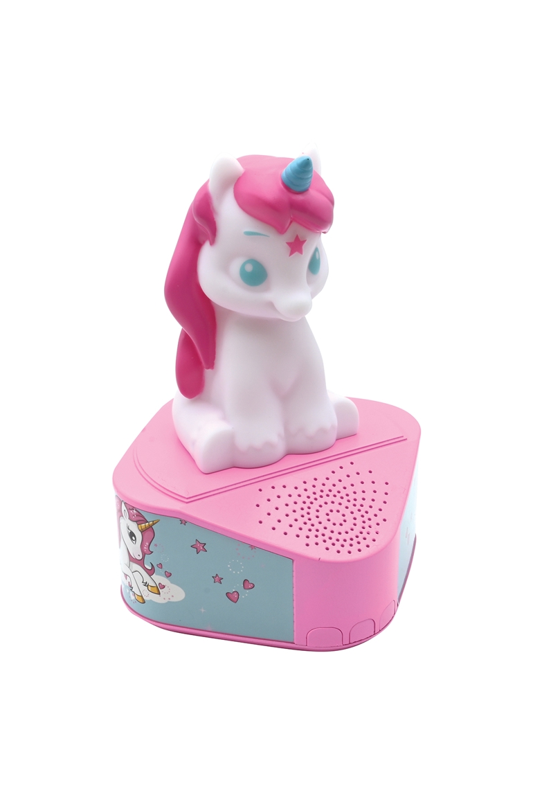 Enceinte Bluetooth avec figurine lumineuse Licorne 1