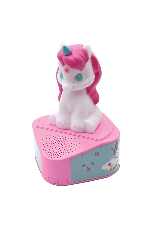 Enceinte Bluetooth avec figurine lumineuse Licorne