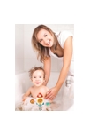Jeu de bain Fusée avec animaux flottants 3