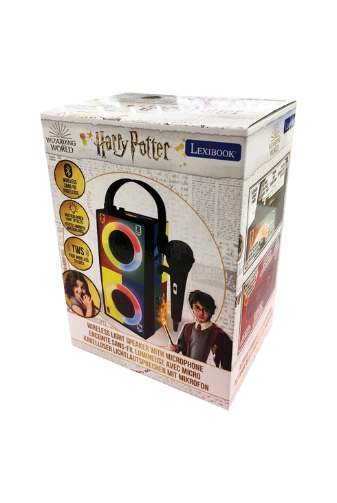 Enceinte Bluetooth® portable Harry Potter avec lumières et microphone