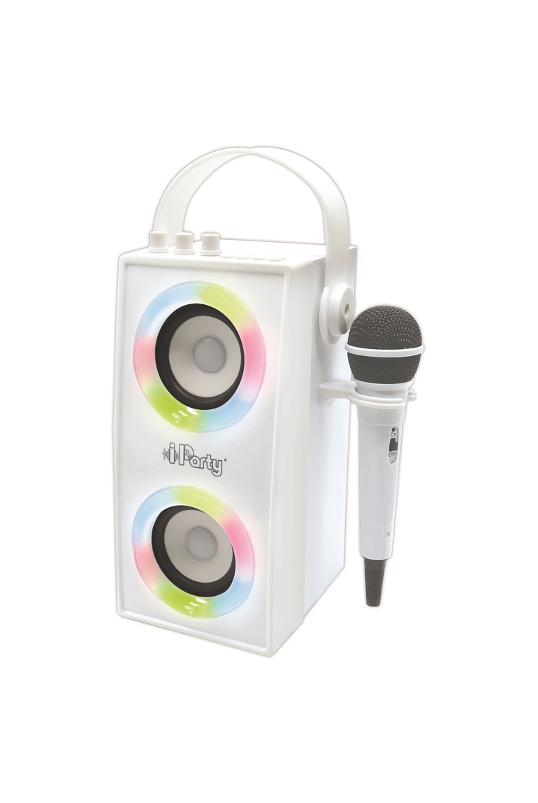 Enceinte Bluetooth® portable avec micro et effets lumineux iParty® 1