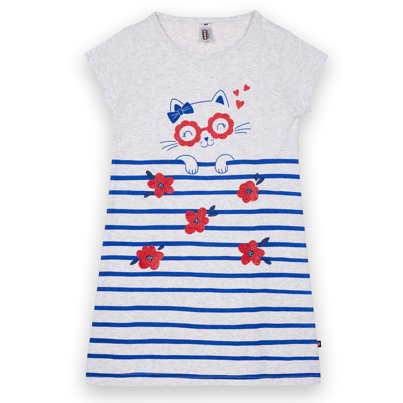 Mon P'tit Dodo - Liquette poppy gris clair chiné - Fille