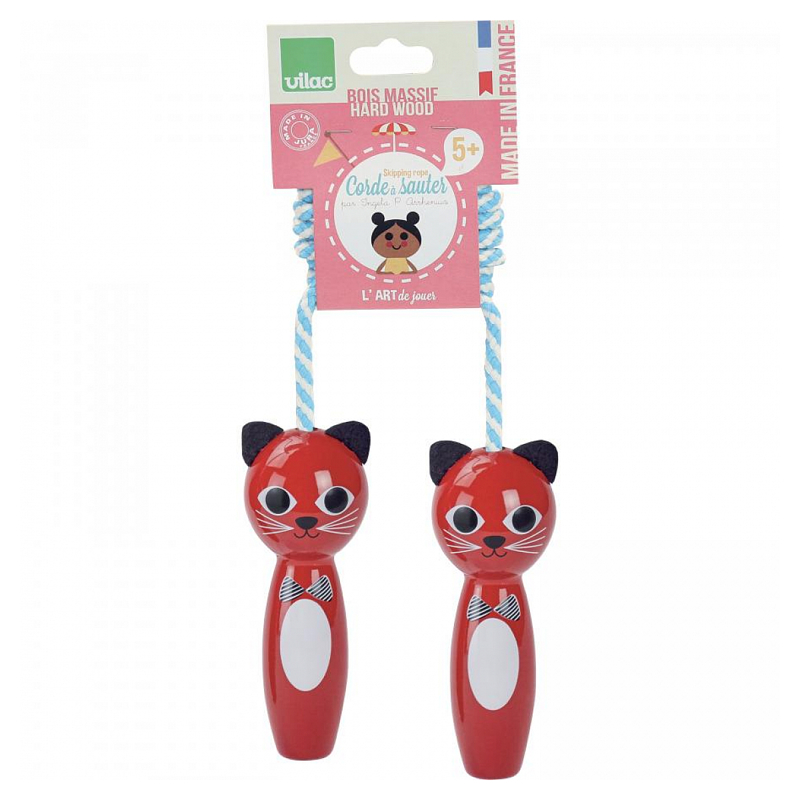 Vilac - Corde à sauter chat Ingela p. Arrhenius, Vilac - - Dès 5 ans