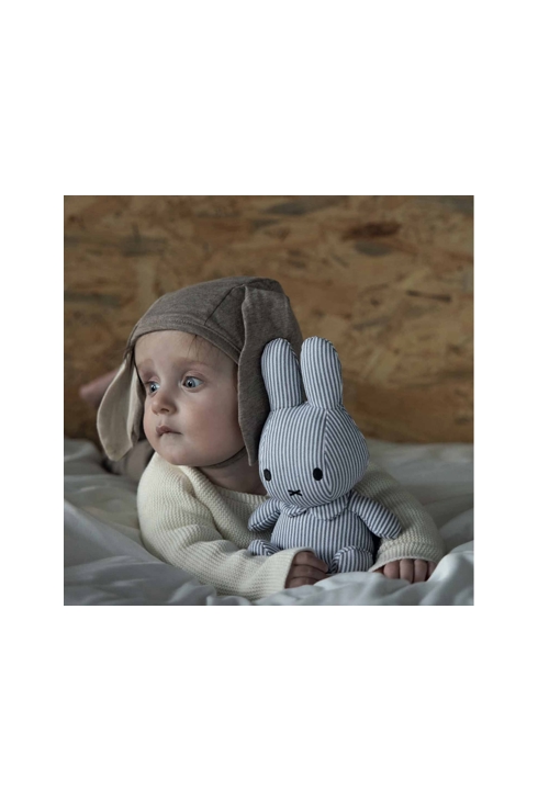 Peluche 32cm Lapin marinière gris, Miffy