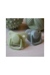 Lot de 2 sucettes anatomique en silicone 0-6m, Filibabba 4