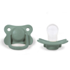 Lot de 2 sucettes anatomique en silicone 6 mois et +, Filibabba