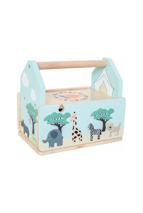 Coffret Circuit Safari en bois, JaBaDaBaDo
