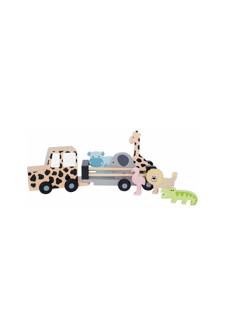 Grande voiture Jeep Safari en bois, JaBaDaBaDo 1