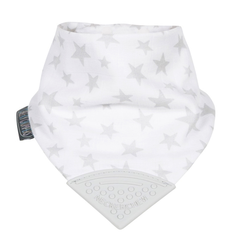 Bavoir bandana avec embout de dentition Stella, Cheeky Chompers -