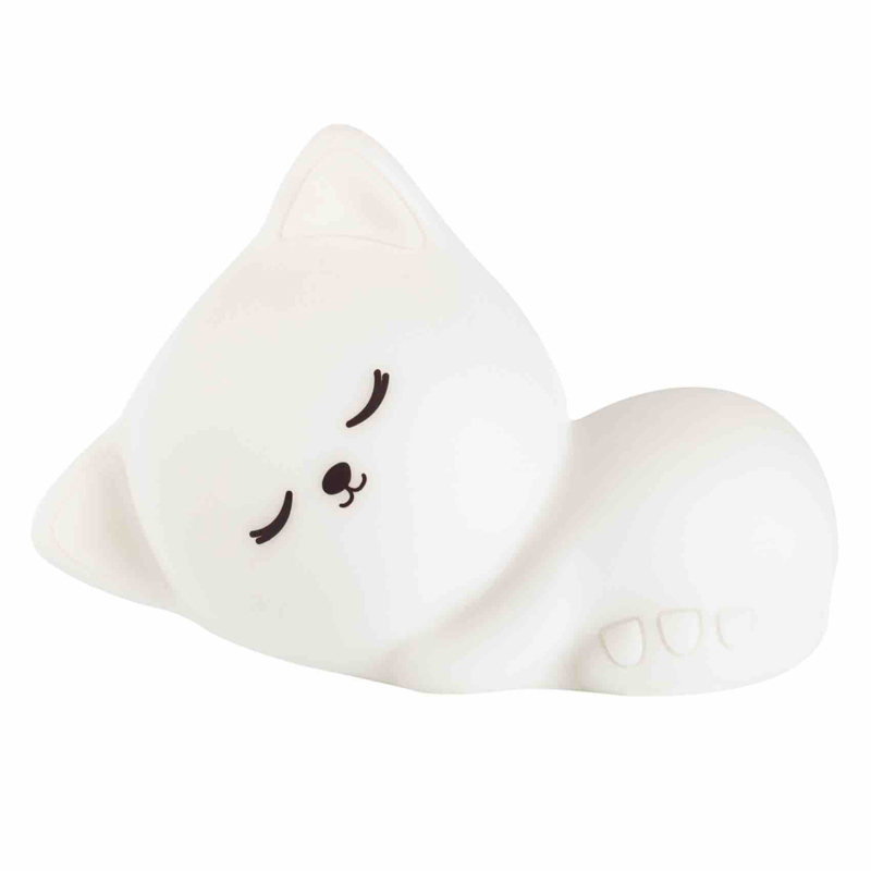 Littl L - Veilleuse tactile en silicone Chaton, Little L - Mixte
