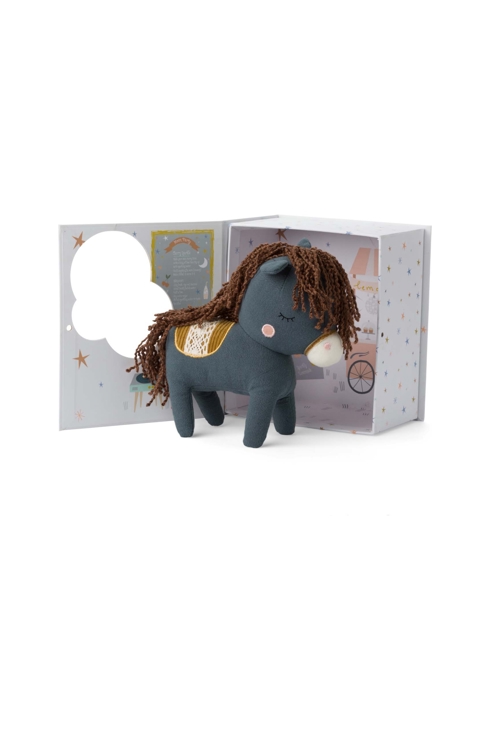 Peluche dans un coffret cadeau Cheval, Picca Loulou