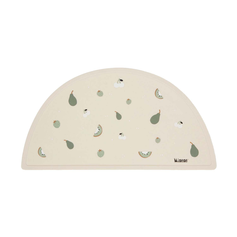 Minene - Set de table en silicone alimentaire Fruits, Minene - Mixte - Dès la naissance
