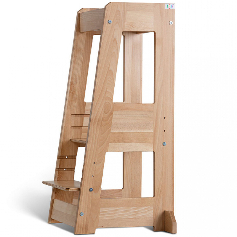 Tour d'apprentissage et d'observation FELIX Montessori bois naturel, Tissi -