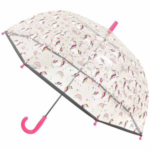 Parapluie cloche  transparent Licorne, Smati 1