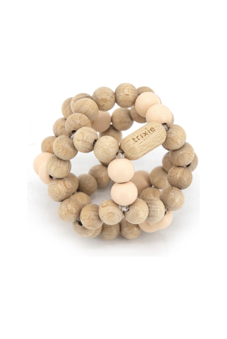 Balle de préhension en bois rose, Trixie Baby 1