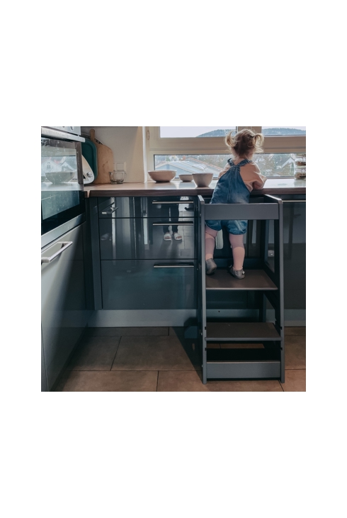 Tour d'apprentissage et d'observation FELIX Montessori gris, Tissi