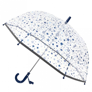 Parapluie transparent Étoiles Bleu, Smati 1