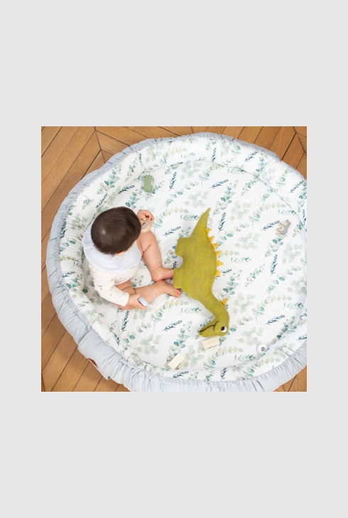 Peluche en coton tricot Dinosaure, Sevira Kids