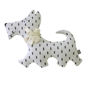 Grande peluche en coton Chien Scotty, Sevira Kids 1