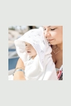 Ma première cape de bain en gaze de coton et bambou Melody, Sevira Kids 2