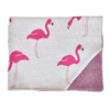 Couverture en coton bio FLAMANT ROSE, Sevira Kids