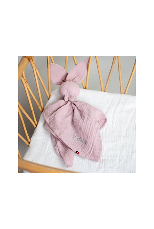 Doudou plat Lapin Jeanne, Sevira Kids