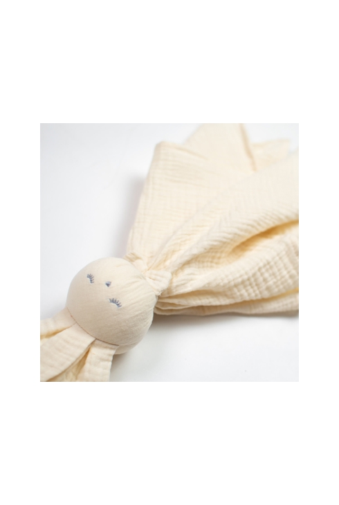 Doudou plat Lapin Jeanne, Sevira Kids