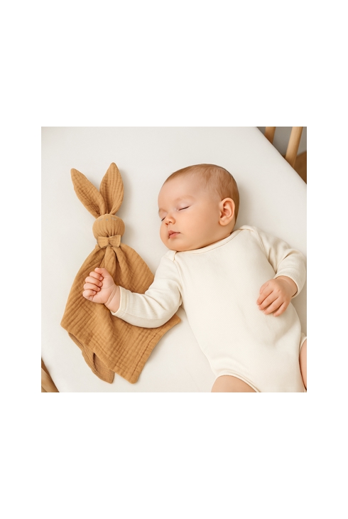 Doudou plat Lapin Jeanne, Sevira Kids