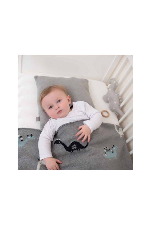 Couverture en coton bio DINO, Sevira Kids