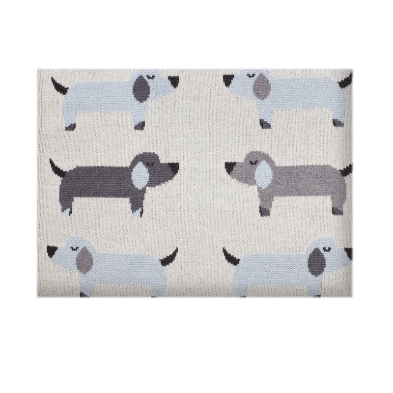 Sevira Kids - Couverture pour bébé en coton bio Teckel, Sevira Kids - Mixte