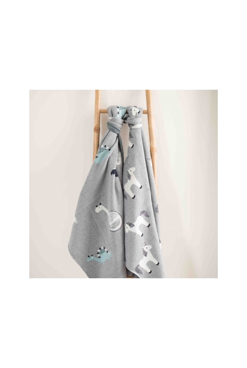 Couverture pour bébé en coton bio LICORNE, Sevira Kids