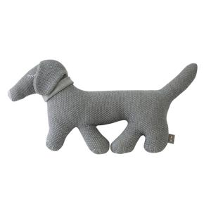 Peluche en coton tricot chien Teckel, Sevira Kids 1