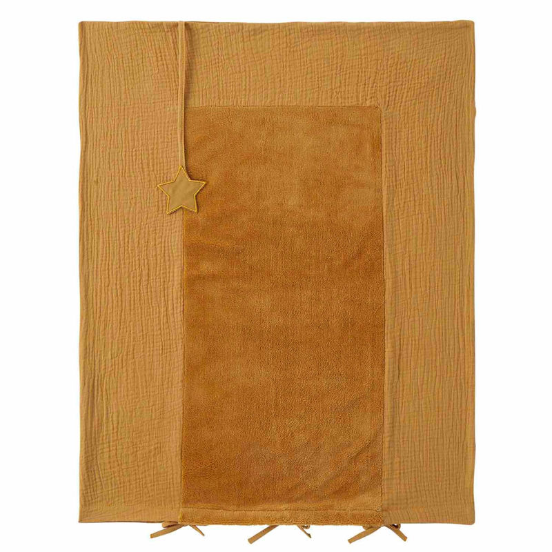 BB&CO - Housse pour matelas à langer en gaze de coton 60x80cm, Sevira Kids - Mixte
