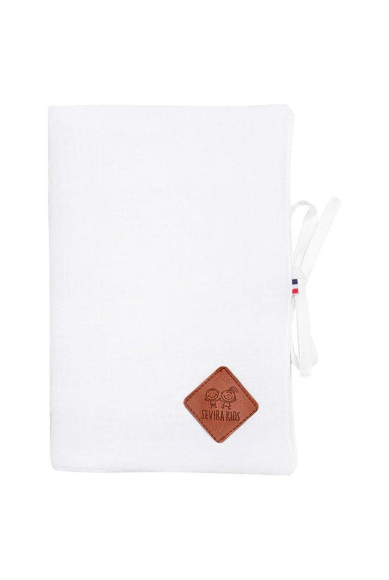 Protège carnet de santé en gaze de coton Jeanne, Sevira Kids 1