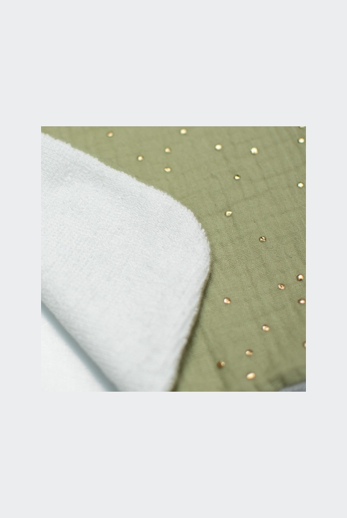 Bavoir en gaze de coton jeanne, Sevira Kids