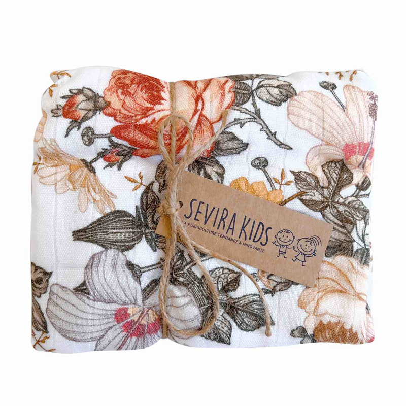 Sevira Kids - Maxi lange couverture en viscose de bambou Neo Vintage, Sevira Kids - Femme - Dès la naissance