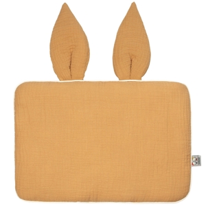 Oreiller plat lapin en gaze de coton Jeanne, Sevira Kids 1