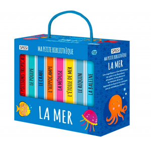 Lot de 8 livres : Ma petite bibliothèque la mer, Sassi 1