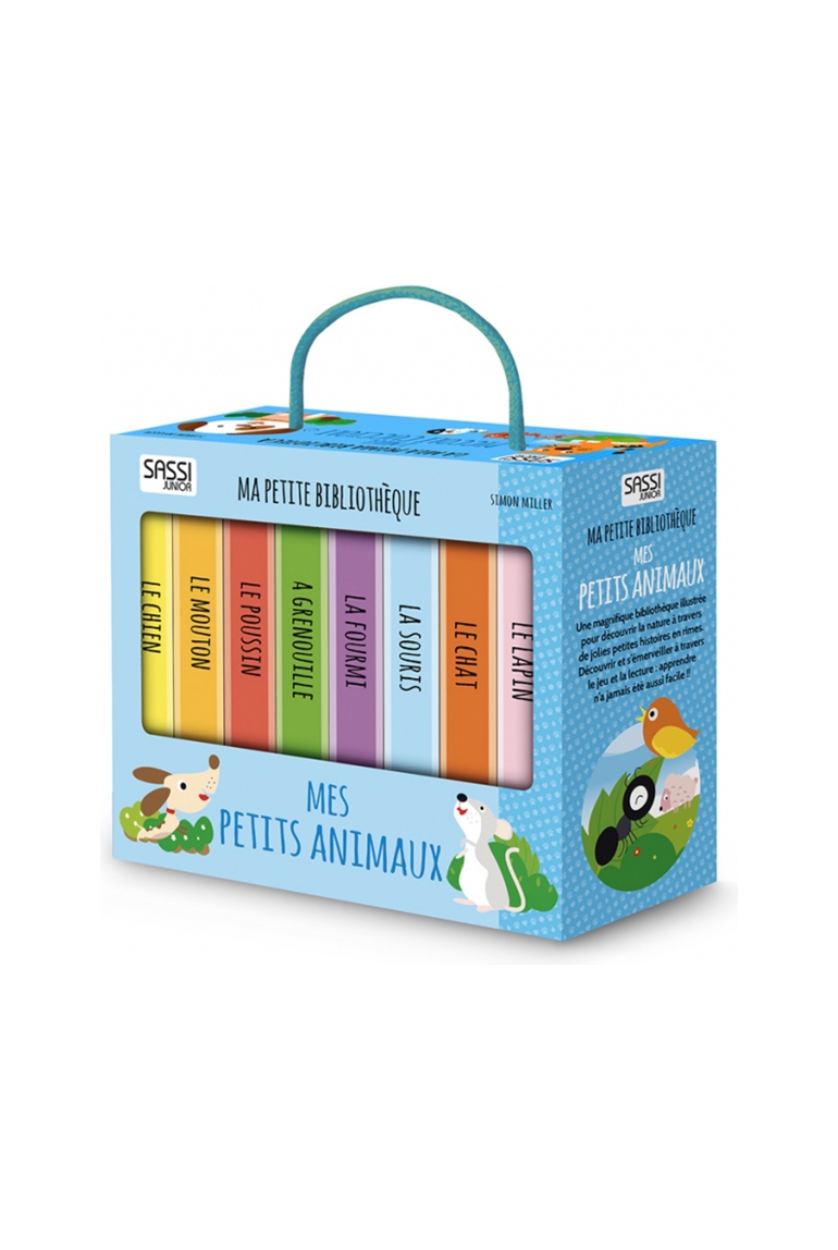 Lot de 8 Livres : Ma petite bibliothèque et mes petits animaux, Sassi 1