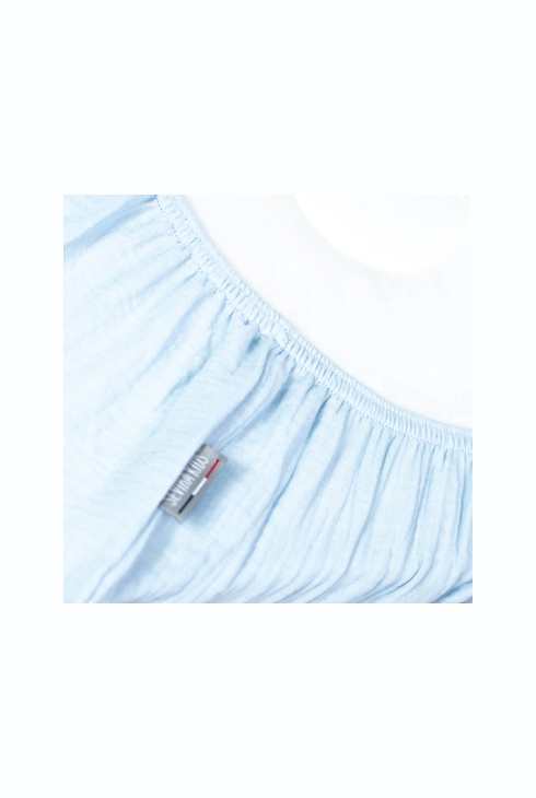 Drap housse uni en gaze de coton, Sevira Kids