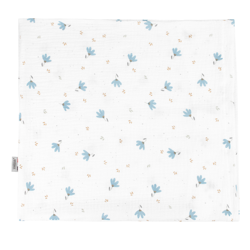 Sevira Kids - Taie d'oreiller en gaze de coton Bleuet, Sevira Kids - Mixte