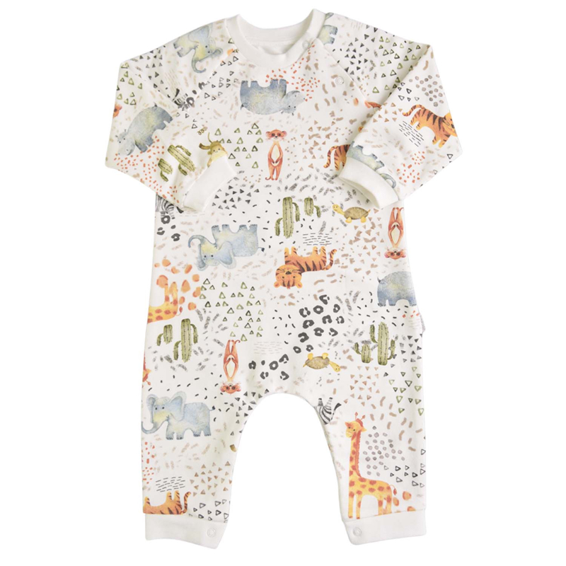 Pyjama bébé en coton bio Safari, Sevira Kids - 9/12 mois