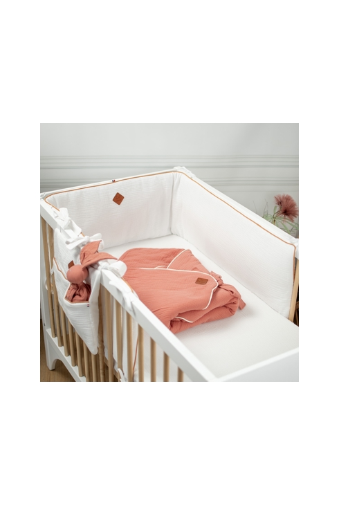 Tour de lit universel en gaze de coton Jeanne, Sevira Kids