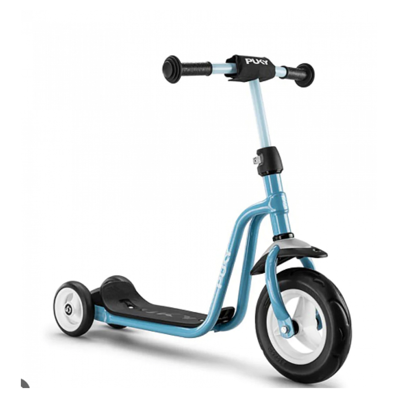 Trotinette 3 roues bleu pastel, Puky -