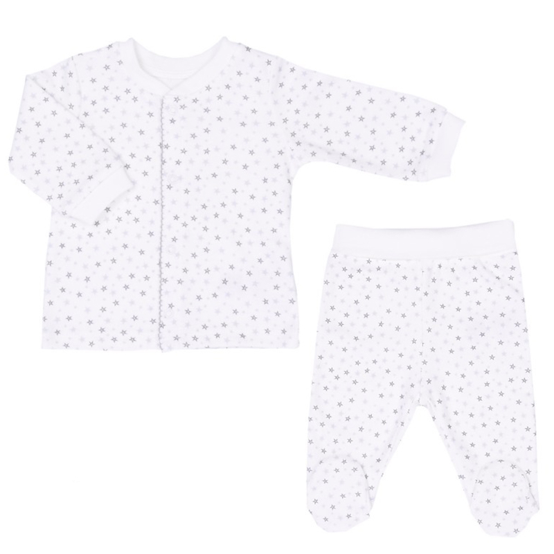 Kitikate - Pyjama bébé 2 pièces en coton bio Étoiles, Sevira Kids - Mixte