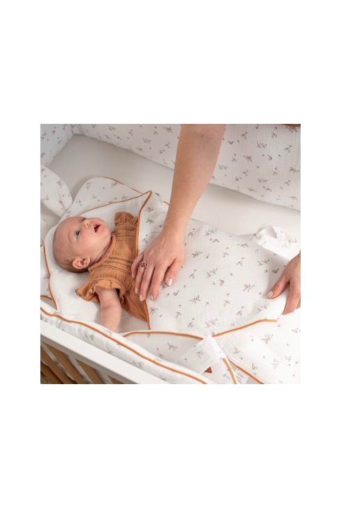 Gigoteuse d'emmaillotage en gaze de coton Melody, Sevira Kids