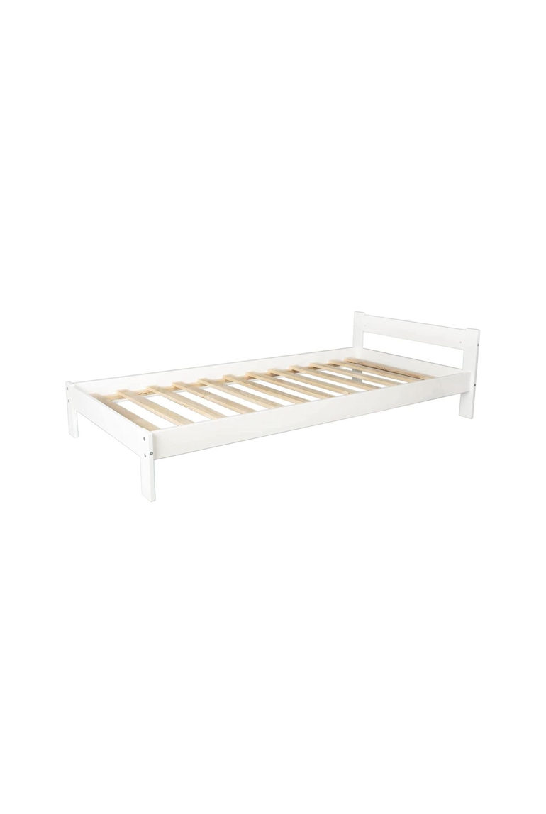 Lit 190x90 cm Scandinave blanc, Velinda 1